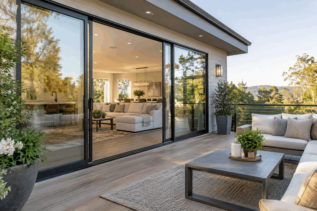 Modern Indoor-Outdoor Living Space