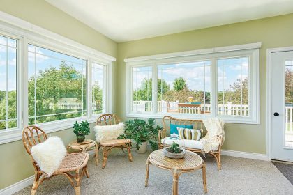 Photo of Sun Room with New Windows