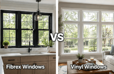 Fibrex and vinyl window frames compared on a coastal Virginia home